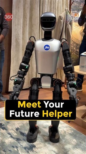 Future Helper Robot At AI Summit 2026 #aisummit #aiimpactsummit #aiimpactsummit2026 #ai #robot #robo