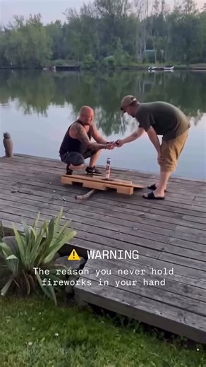 PPV_TAHOE on Instagram: "Safety and awareness Never hold a firework in your hand. Ever. What looks like a quick shortcut in this video became a dangerous decision that sent a man to the hospital. Mortar fireworks are designed to be launched from a stable, grounded tube—not held. A fast-burning or faulty fuse can cause an instant explosion with no time to move. Incidents like this happen every year and are completely preventable. Respect fireworks, follow safety guidelines, and protect yourself a