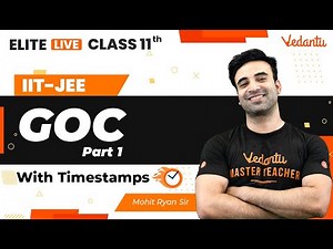 GOC Class 11 | L1 | One Shot | Marathon | JEE Main | JEE Advanced |Mohit Sir| VJEE