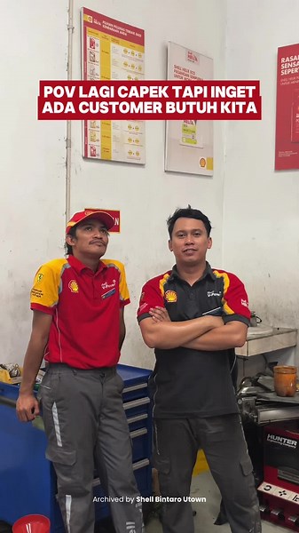 Mekanik Siap Melayani di Shell Bintaro Utown
