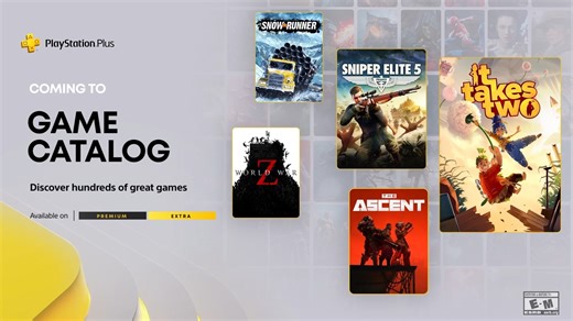 The PlayStation Plus Game Catalog & Classics for July include: ➕ It Takes Two ➕ Sniper Elite 5 ➕ Undertale ➕ Twisted Metal … and many more. The full lineup: play.st/44rE2ej | PlayStation