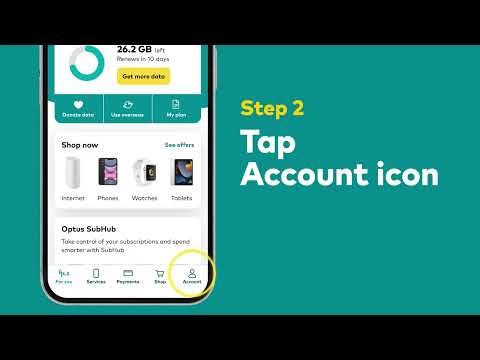 Update your contact details in My Optus App