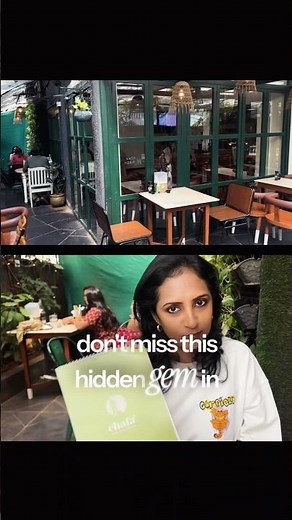 Pune’s most peaceful cafe | Chafa Cafe | Koregaon park cafe | #cafe #yshorts