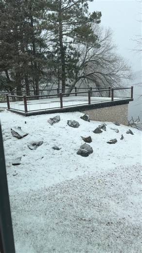 It snowed in Minocqua! Snowy days when I don’t have to shovel are my favorite. Watching the snow fall over the lake with the occasional bird flying over is incredibly peaceful for me. I’m grateful to @beckystmary and her longtime friend and client for the use of her “cabin” for this relaxing long weekend on the Northwoods or WI. | Esti By Tori