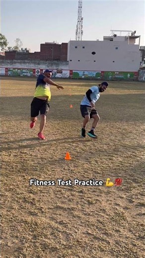Fitness test challenge practice 💪💯