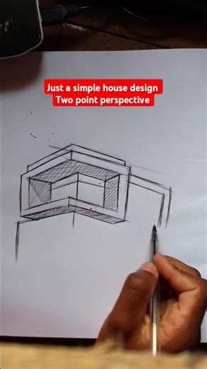 How to draw two point perspective #art #drawing #artist #viral #trending #shorts
