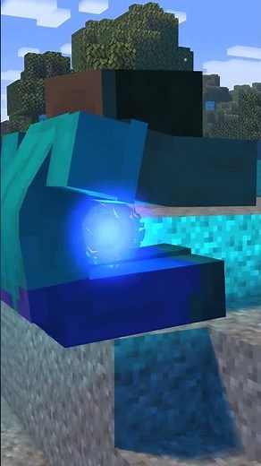 Steve blue technique #minecraftanimation #anime #vfx #anime