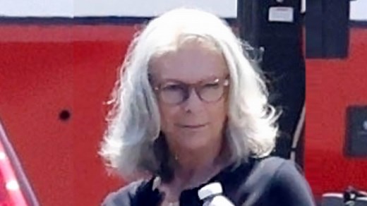 Jamie Lee Curtis looks different with long gray hair on set of Freaky Friday 2