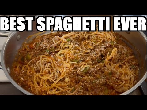 The BEST Spaghetti Recipe Ever 🍝 Easy & Delicious!