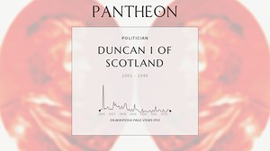 Duncan I of Scotland Biography | Pantheon