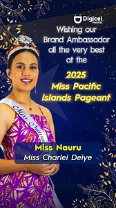 89K views · 2K reactions | Our warmest wishes goes out to Miss Nauru, Miss Charlei Deiye as she graces the stage with her radiant elegance, poise & captivating presence at the 2025 Miss Pacific Islands Pageant﫶 | Digicel | Facebook