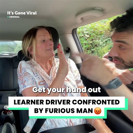 He confronted a learner driver for this mistake