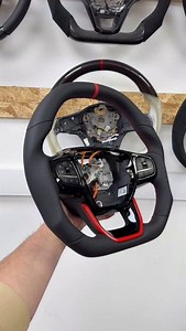 Ford Transit Custom - completely new shape, full leather, painted centre trim and red accent, heated. Commercial work - available 🫡 #controlcustomsuk #ford #fordtransitcustom #fordtransit #fordtransitcamper #commercialvehicle | Control Customs LTD