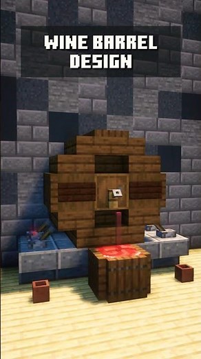 EASY Minecraft Wine Barrel Build Anyone Can Try!🍷