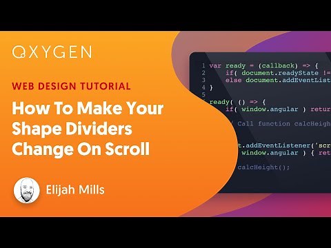 How To Make Your Shape Dividers Change On Scroll