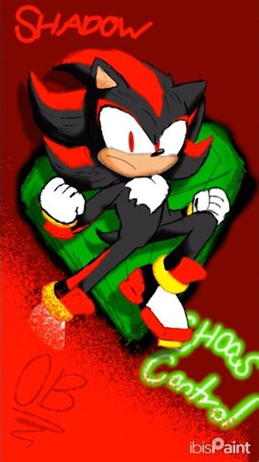 Shadow Speeddraw #shadowthehedgehog #sonicthehedgehog #artwork #speedpaint #fypシ゚viral