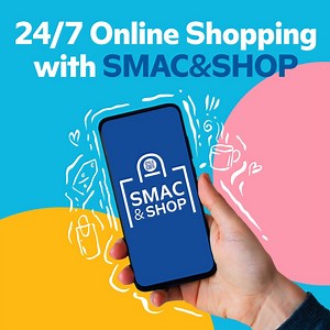 Make your online shopping experience more rewarding! Enjoy member-exclusive deals & offers, browse your favorite SM brands, and earn SMAC points from online shopping with SMAC&SHOP! Plus, these SMAC features on-the-go: 🛍️ Access your SMAC 24/7 🛍️ Earn points with your virtual SMAC 🛍️ Track your Road to SMAC Prestige Don’t have a SMAC yet? Get a FREE virtual SMAC Start when you download the app here: bit.ly/SnSShopFeaturesDL | SMAC