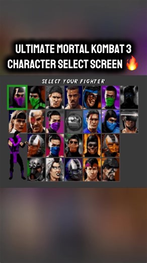 This brings back some memories 🥹 I loved the Mortal Kombat games so much! The character loading screen used to get me so hyped!! Here is a clip from “Ultimate Mortal Kombat 3!” Shoutout to @playstationchavy for the idea 👏 Follow Me For More Retro Gaming Content 🕹️ #sega #segagenesis #mortalkombat #fightinggame #retrogaming