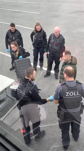 Bus zoll control Germany #busdriver #germany #truckdriving