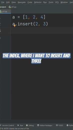 Python insert a element #pythonforbeginners
