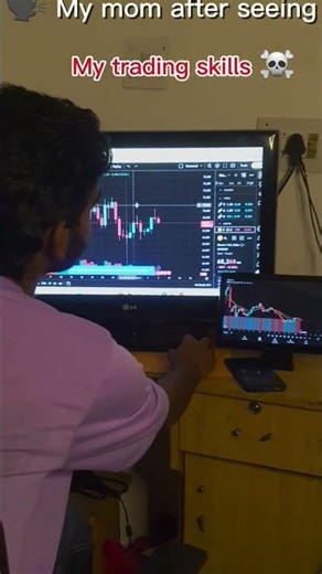 my mummy reaction with treading #📉📈# was angrey😠# with me😎