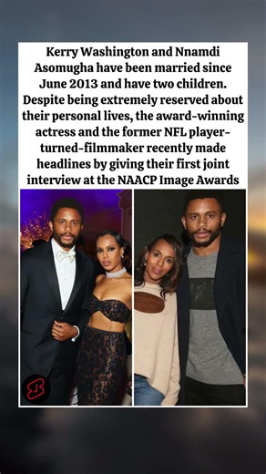 Kerry Washington and Nnamdi Asomugha share first joint interview. #kellywashington #nnamdi