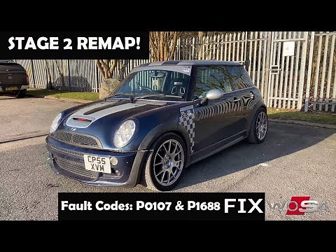 Mini Cooper S R53 Stage 2 | P0107 & P1688 Fault code FIX!