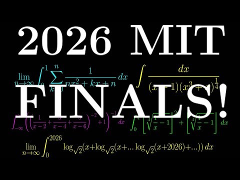 Solving ALL 2026 MIT Integration Bee Finals Problems