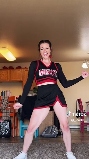 This Barbie is a cheerleader! AND GOT A REAL COLLEGE CHEER UNIFORM 💪📢♥️ #barbiedancechallenge #dualipa #collegecheer #barbiecheer #cheer #msu #minotstate #minotnorthdakota #rollbeavs #comeonbarbie