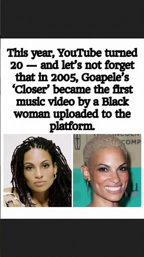 YouTube Turns 20! Goapele’s “Closer” – First Black Woman Music Video EVER on YouTube (2005)#closer