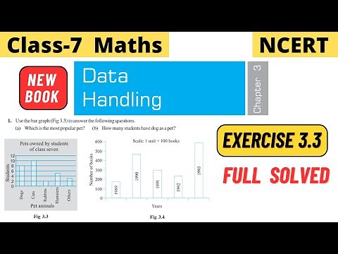 Class 7 Maths Chapter 3 Data Handling NCERT Exercise 3.3 full solved #class7maths