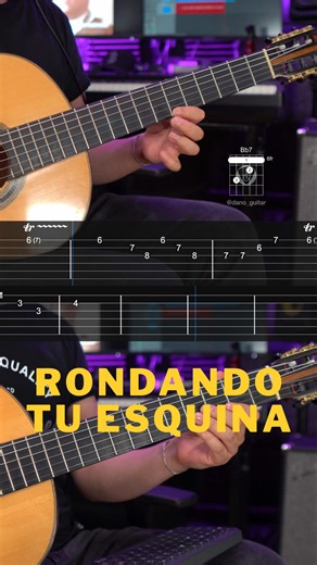 Rondando Tu Esquina: Tablatura para Guitarra Requinto