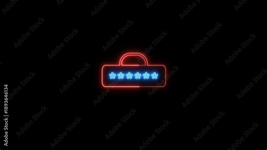 Password icon representing secure access, user credentials, and account protection. Simple and clear symbol ideal for login screens, authentication systems, security settings,