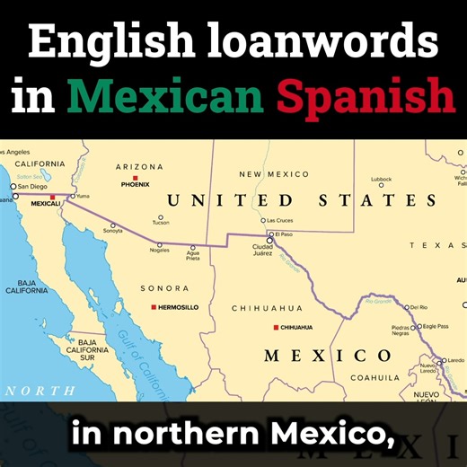 English loanwords that are *sometimes* used in Mexican Spanish. | LangFocus