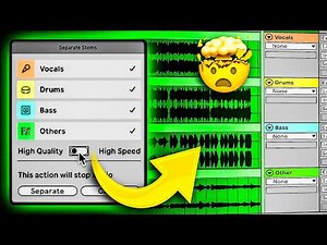 Ableton Live 12.3 Stem Separation + High Quality Mode