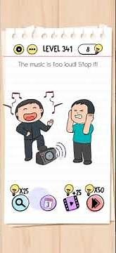 Brain Test Level 341 Answer and Solution Gameplay Walkthrough