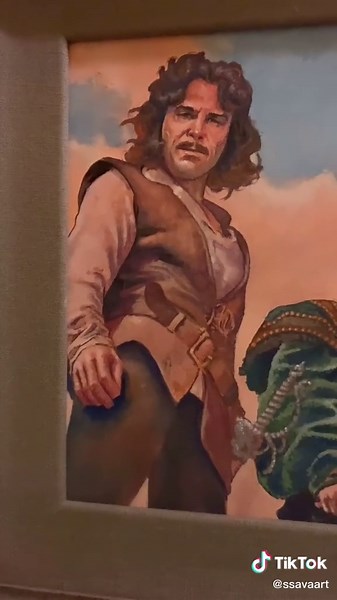 Wallace Shawn Signing My Painting: Inconceivable Moment