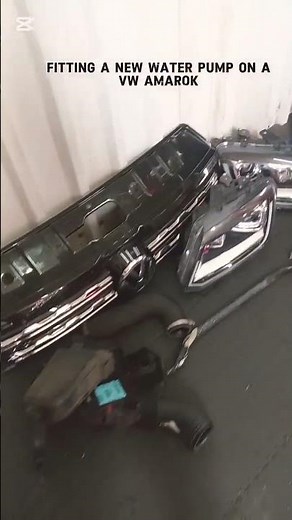 VW Amarok water pump replacement, to be continued