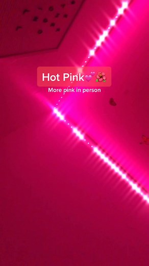 Hot Pink💕🌺#fyp#foryou#ledlights #ledlightcolors#ledcolors#hotpinkledlight#diyledcolors#pinkledlights #colorled#diycolorledlights led light colors💕