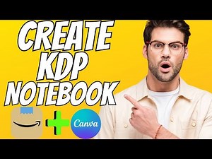 How To Create A Notebook For Amazon KDP Using Canva Templates for Beginners Step by Step