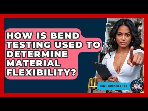 How Is Bend Testing Used To Determine Material Flexibility? - How It Comes Together