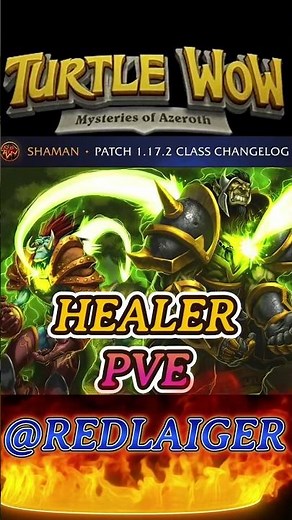 💧 “¡El Sanador MÁS INFRAVALORADO de Turtle WoW! Guía Chamán Healer PvE (Talentos, y Rotación PRO)”