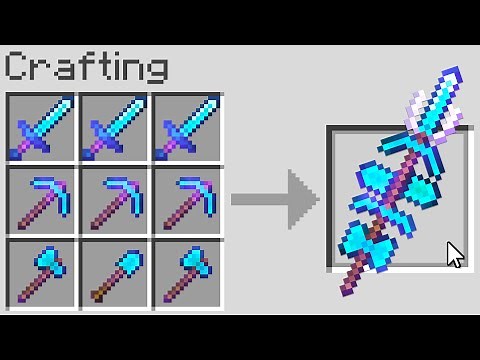 Minecraft UHC but you can craft a "multi tool"..