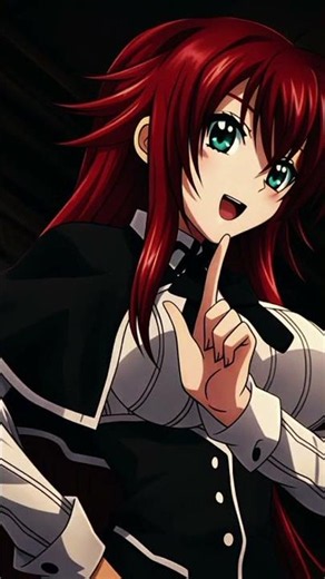 Rias Gremory, a demônia mais linda e poderosa do anime! ❤️😈 #RiasGremory #Anime #HighSchoolDxD