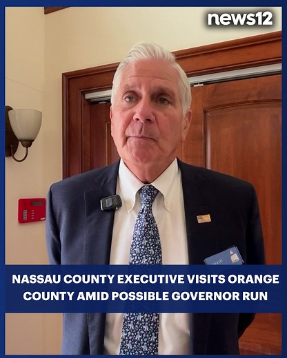 11K views · 33 reactions | NEWS 12 EXCLUSIVE: Nassau County Executive Bruce Blakeman stopped in Orange County as part of a statewide tour, telling News 12 he is considering a run for New York governor. https://bit.ly/4r0HND5 | News 12 Hudson Valley | Facebook