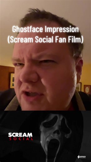 An impression of Ghostface from the fan film, Scream Social by EFFIGY Entertainment. #ghostface #impressions #voiceover #scream #fyp