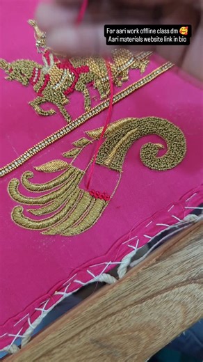 Rajesh Manju | Silk thread work 🥰 | Instagram