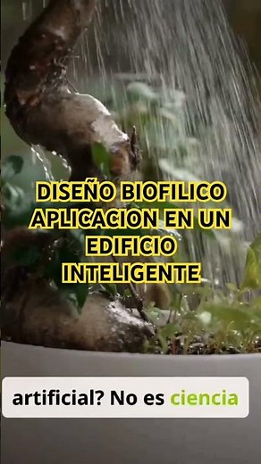 Que es el diseño biofilico en un edificio inteligente. #knx #bms #arquitectura