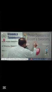 SST Bloom's Taxonomy | Education PPSC SPSC CSS NTS FPSC Pedagogy MCQs Preparation