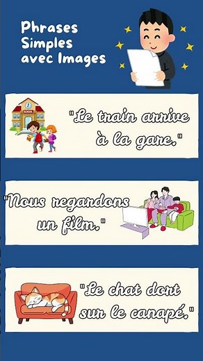 Apprends le Français en Regardant ces Images ! 🖼️ Phrases Simples et Efficaces #françaisfacile
